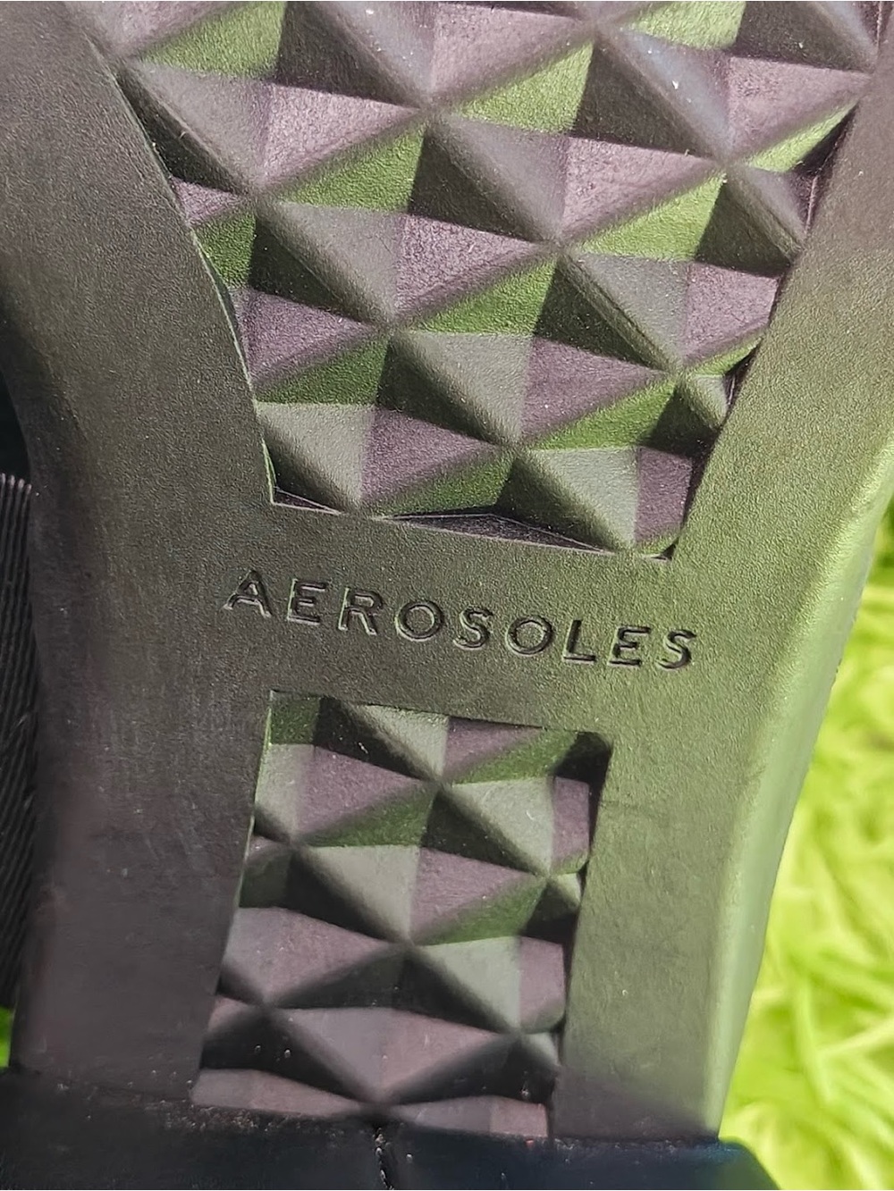 Comfy "Aerosoles" slingback square toe black sandals,9M - Picture 10 of 12